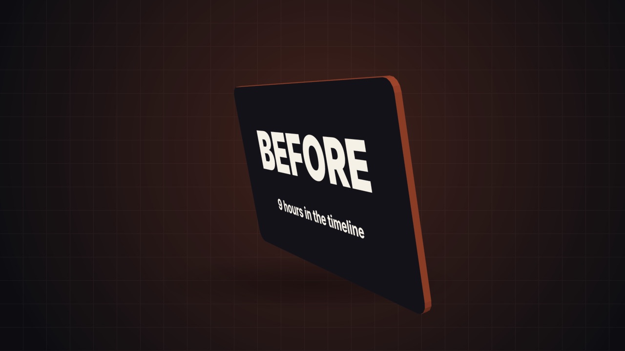 3D card flip at 16:9