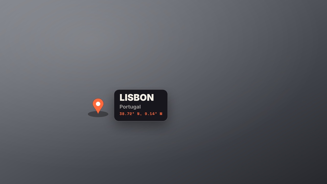 Location pin at 16:9