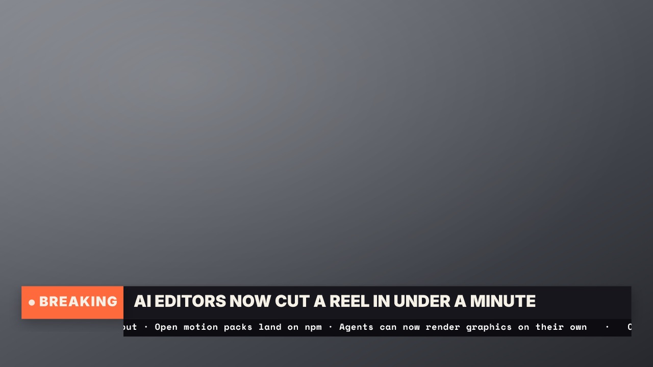 News banner at 16:9