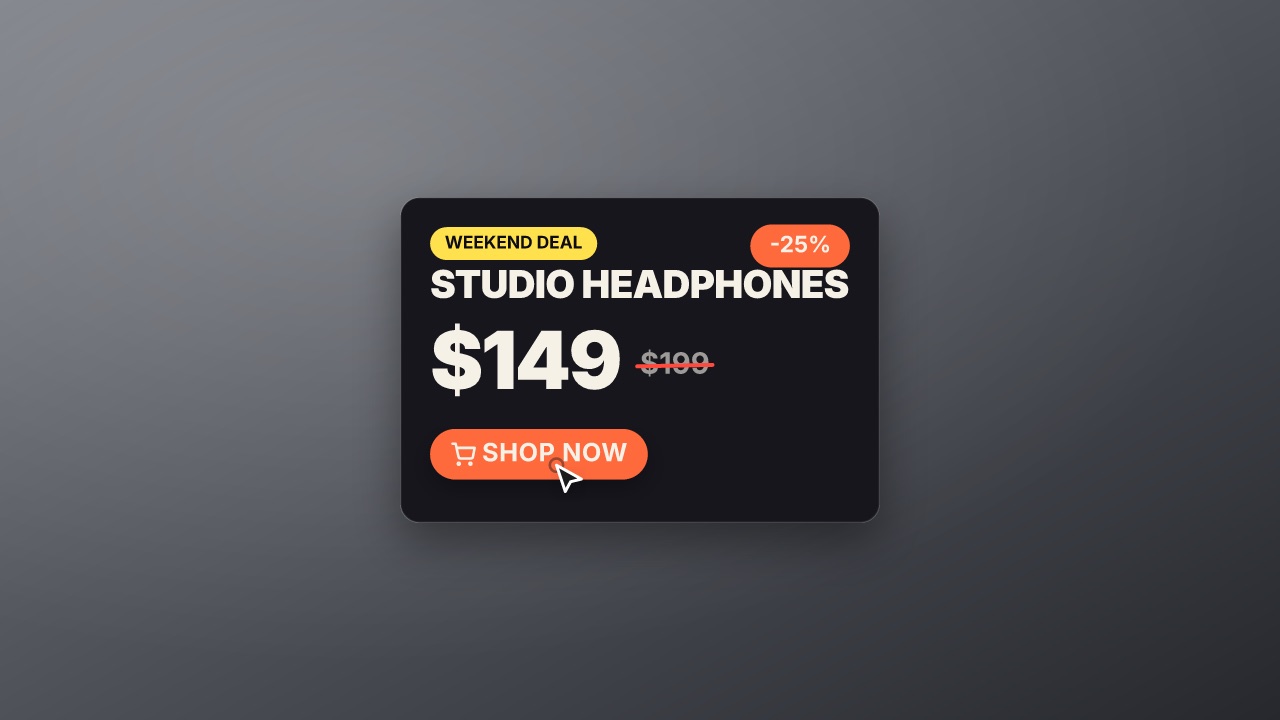 Price card at 16:9
