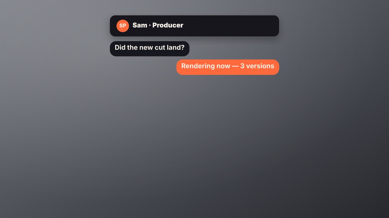 Chat thread at 16:9