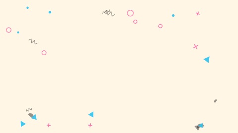 The confetti pattern in the memphis style
